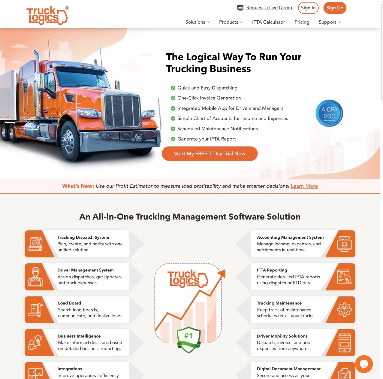 TruckLogics product preview